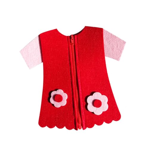Toddmomy 2 STÜCK Teiliges DIY Knopf Reißverschluss Filz für Kleinkinder Fördert Feinmotorik und Konzentration Buntes Lernspielzeug für Kindergarten und Eltern Junge Mädchen Spiele Sicheres Toddmomy 2 STÜCK Teiliges DIY Knopf Reißverschluss Filz für Kleinkinder Fördert Feinmotorik und Konzentration Buntes Lernspielzeug für Kindergarten und Eltern Junge Mädchen Spiele Sicheres von Toddmomy