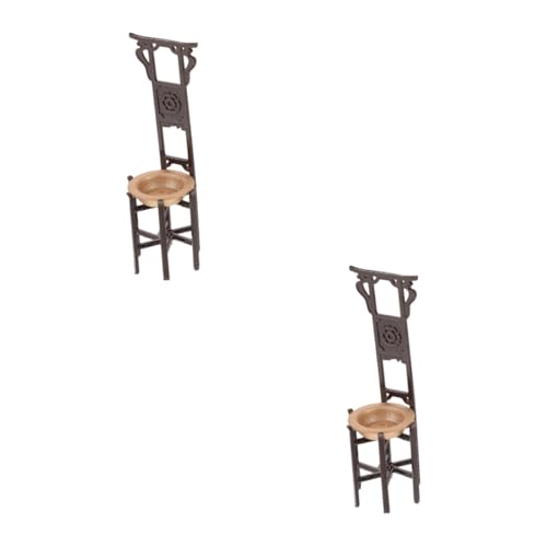 Toddmomy 2 Sätze Chinesisches Möbelmodell Mini Puppenmöbel ABS-Material von Toddmomy