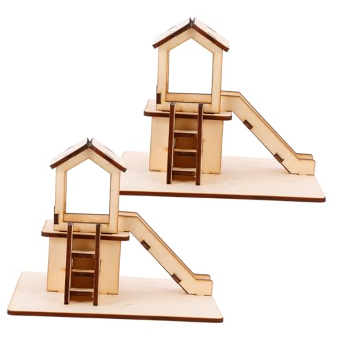 Toddmomy 2 Sätze DIY Lernspielzeug Holzmodell Bausatz Hand Auge koordination Fördern Holzpuzzle Modellbausatz für Jungen Mädchen Kreativität und Intelligenzsteigerung von Toddmomy