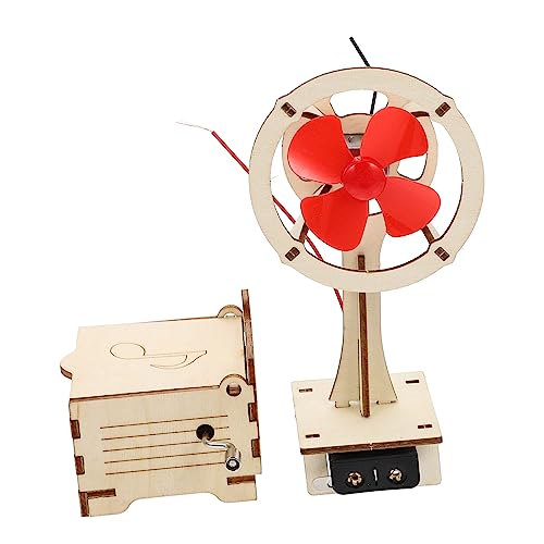 Toddmomy 2 Sätze Elektrisches Mechanisches Holzpuzzle Kinderpuzzle Kinderpuzzle Frühpädagogisches Kinderpuzzle Entzückendes Spieluhrpuzzle Elektrisches Ventilatorpuzzle Beige von Toddmomy