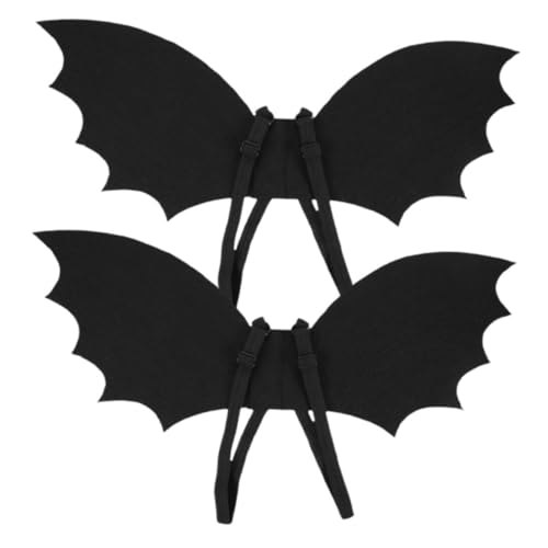 Toddmomy 2sätze Mädchen Halloween Fledermausflügel Kostüm Zubehör Für Jungen Und Mädchen Unisex Cosplay Eva Material Für Kinderpartys Teiliges Schwarz von Toddmomy