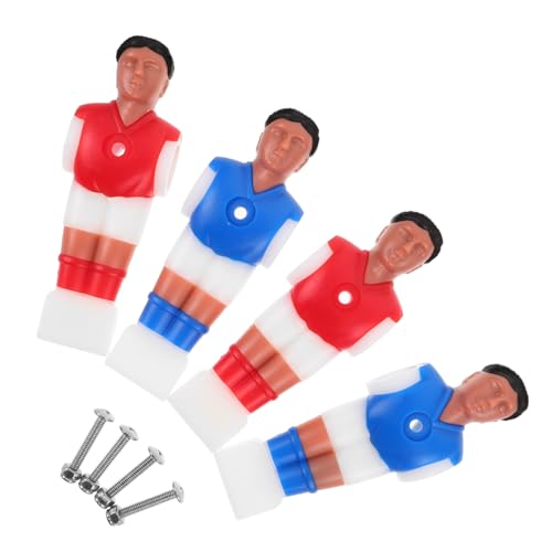 Toddmomy 2 Sätze Foosball Ersatzspieler aus Kunststoff mit Schrauben Kompatible für Tischfußball Robustes Zubehör für Familien Bürounterhaltung von Toddmomy