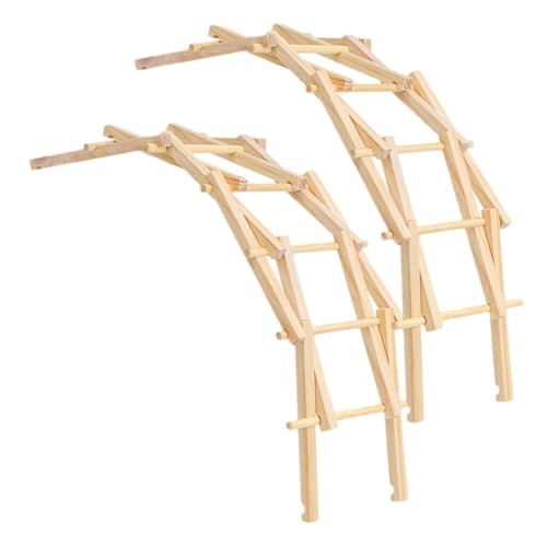Toddmomy 2 Sätze Holzbau Bogenbrücke DIY Wissenschaftsspielzeug Arch Bridge Modell Bausatz Experiment Lernspielzeug für Jungen Mädchen Holzspielzeug Kreatives Basteln von Toddmomy