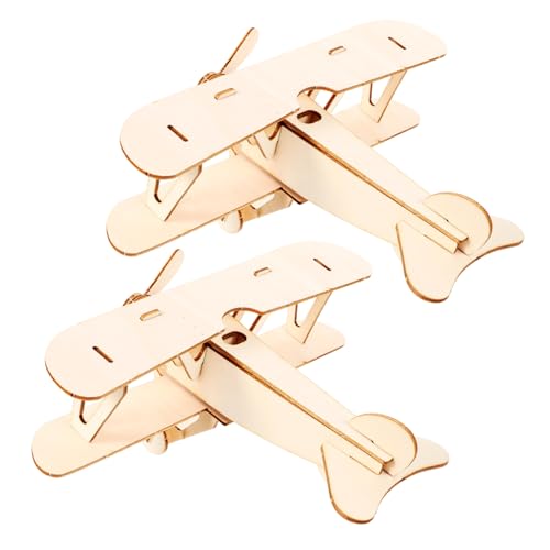 Toddmomy 2 Sätze Holzflugzeug Puzzle DIY Holzflugzeug Modell Bausatz für Pädagogisches Holzspielzeug Sicher Langlebig und Dekorativ für Jungen und Mädchen Toddmomy 2 Sätze Holzflugzeug Puzzle DIY Holzflugzeug Modell Bausatz für Pädagogisches Holzspielzeug Sicher Langlebig und Dekorativ für Jungen und Mädchen von Toddmomy