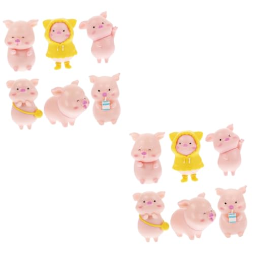 Toddmomy 2 Sätze Kleine Tierverzierungen Mini Piggy Miniatur Schwein Tiere Kleines Tier Süße Tierstatuen Plastik Rosa 6 Stück * 2 Toddmomy 2 Sätze Kleine Tierverzierungen Mini Piggy Miniatur Schwein Tiere Kleines Tier Süße Tierstatuen Plastik Rosa 6 Stück * 2 von Toddmomy