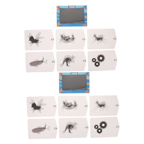 Toddmomy 2 Sätze Lentikularer Animations-experimentierkasten für Physik Lernspielzeug mit Optischen Täuschungen DIY Wissenschaftsprojekt Tragbar und Einfach Zusammenzubauen für Frühe Toddmomy 2 Sätze Lentikularer Animations-experimentierkasten für Physik Lernspielzeug mit Optischen Täuschungen DIY Wissenschaftsprojekt Tragbar und Einfach Zusammenzubauen für Frühe von Toddmomy