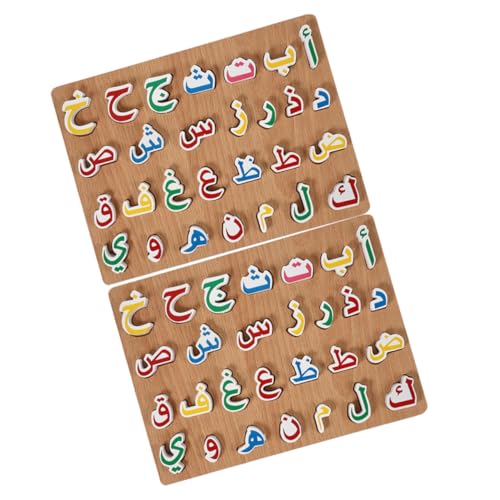 Toddmomy 2 Sätze Lernspielzeug Arabisches Alphabet Puzzle aus Langlebigem Buchenholz Pädagogisches Holzpuzzle für Kleinkinder und Vorschulkinder Fördert Hand Auge Koordination und Toddmomy 2 Sätze Lernspielzeug Arabisches Alphabet Puzzle aus Langlebigem Buchenholz Pädagogisches Holzpuzzle für Kleinkinder und Vorschulkinder Fördert Hand Auge Koordination und von Toddmomy