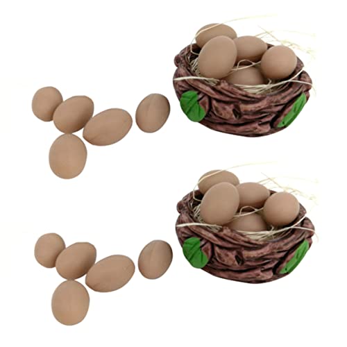 Toddmomy 2 Sätze Mini Haus Ei Nest Deko Set Lebensechte Puppenhaus Accessoires für Detailreiches Mini Möbel Ornament Fördert Fantasie und Lernspaß Toddmomy 2 Sätze Mini Haus Ei Nest Deko Set Lebensechte Puppenhaus Accessoires für Detailreiches Mini Möbel Ornament Fördert Fantasie und Lernspaß von Toddmomy