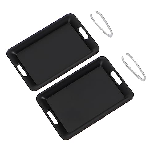 Toddmomy 2 Sätze Miniatur Puppenhaus Küchenzubehör Brot Tabletts und Clips Vielseitige Mini Küchen Dekoration für DIY Micro Landschaft und Puppenhaus Zubehör Glatte Oberfläche Schwarz Toddmomy 2 Sätze Miniatur Puppenhaus Küchenzubehör Brot Tabletts und Clips Vielseitige Mini Küchen Dekoration für DIY Micro Landschaft und Puppenhaus Zubehör Glatte Oberfläche Schwarz von Toddmomy