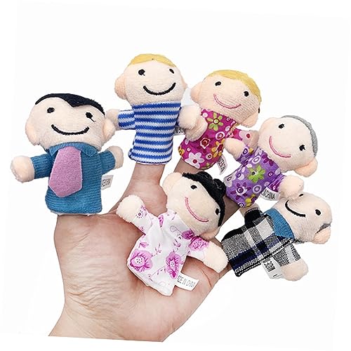 Toddmomy 2 Sätze Teilig Fingerpuppen Familie Handpuppen mit Großeltern Vater Mutter Interaktives Lernspielzeug für Kleinkinder Kindergarten Vorschule Toddmomy 2 Sätze Teilig Fingerpuppen Familie Handpuppen mit Großeltern Vater Mutter Interaktives Lernspielzeug für Kleinkinder Kindergarten Vorschule von Toddmomy
