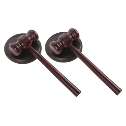 Toddmomy 2 Satz Richterhammer Holz Teilig mit Klangblock Mini Spielzeughammer für Leicht Tragbar Pädagogisch als Kostümzubehör für Rollenspiele im Gerichtssaal Toddmomy 2 Satz Richterhammer Holz Teilig mit Klangblock Mini Spielzeughammer für Leicht Tragbar Pädagogisch als Kostümzubehör für Rollenspiele im Gerichtssaal von Toddmomy