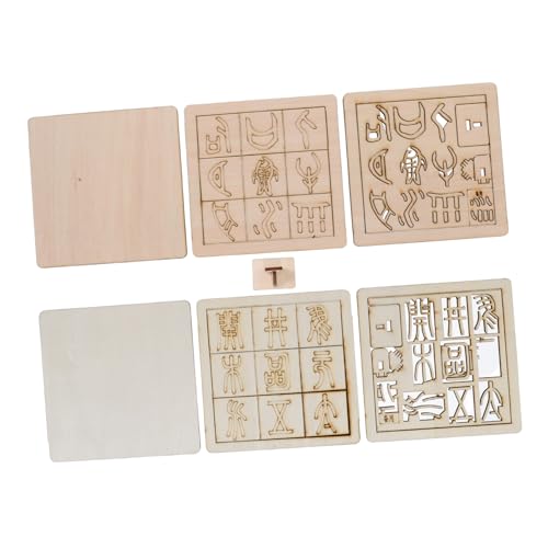 Toddmomy 2 Satz Teiliges Chinesisches Zeichen Lernspielzeug für Interaktive Holzspielzeug für Familienaktivitäten und Historische Drucktechniken Toddmomy 2 Satz Teiliges Chinesisches Zeichen Lernspielzeug für Interaktive Holzspielzeug für Familienaktivitäten und Historische Drucktechniken von Toddmomy