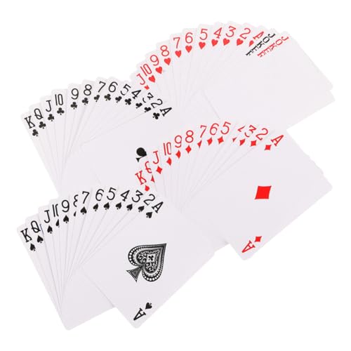 Toddmomy 2 Sets Heat Transfer Spielkarten Blanko Spielkarten Poker Zubehör Ausgefallene Spielkarten Pokerkarten Poker Spielkarten Papier von Toddmomy