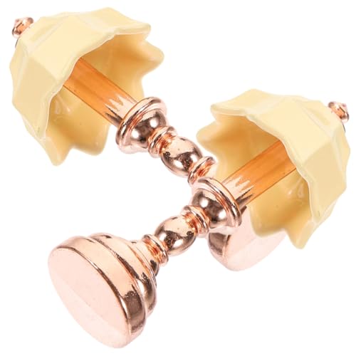 Toddmomy 2 Stck Modell Metall Stil Winzige Nachttischlampen Rosen Gold Säule mit Beige Lampenschirm Mini Dekolicht für Puppenhaus Zubehör Toddmomy 2 Stck Modell Metall Stil Winzige Nachttischlampen Rosen Gold Säule mit Beige Lampenschirm Mini Dekolicht für Puppenhaus Zubehör von Toddmomy