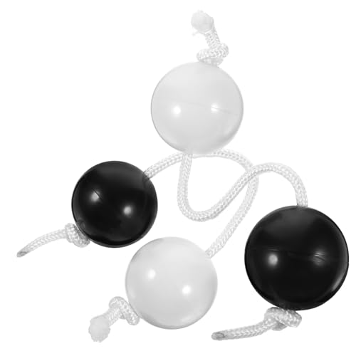 Toddmomy 2 Stck Rhythmus Shaker mit Doppelten Kugeln Percussion Instrument aus Sicherem Material für Musikunterricht Partys und Familienfeiern Langlebig Leichter Einfach zu Bedienen von Toddmomy
