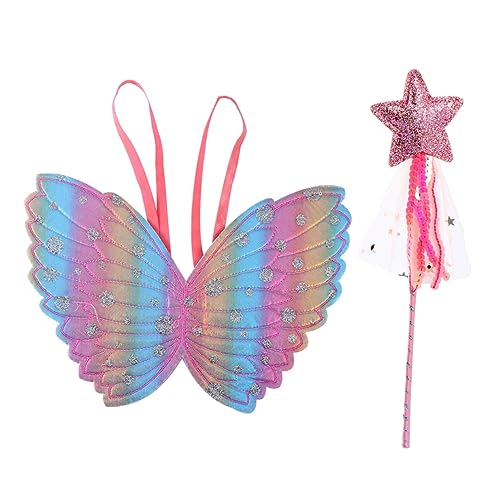 Toddmomy 2 Stück 1 Set Kostüm Requisiten Lichtschwert Spiel Fledermaus Kostüme Netz Aufkleber Kleid Bekleidung Outfits Zubehör Für Mädchen Zauberstäbe Mädchen Zubehör Niedliche Accessoires von Toddmomy