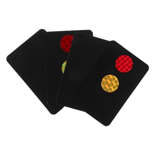 Toddmomy 2 Stück Ampelwechselkarte Halloween-Spiele Aktives Kleinkindspiel Partyspielkarten Streichsets Für Ampel Familienspiel Mysteriöses Kinderkartenspiele PVC von Toddmomy