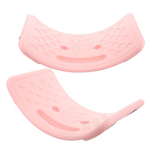 Toddmomy 2 Stück Balance-Board- für flattern Planke Kind sensorische Integration gleichgewichtstraining bewegungsspielzeug Trainingsbrett Wackelbrett aus Kunststoff Sport Rosa von Toddmomy