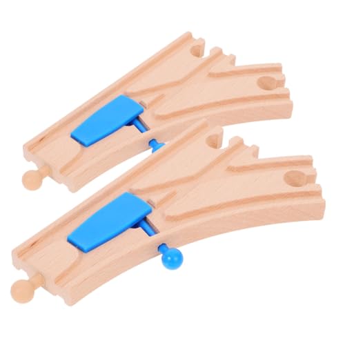 Toddmomy 2 Stück Blaue Spur Zug verfolgen Bahngleise gebogen für holzspielzeug Schienenwechsel gerade Holzschienen Gleisverbinder aus Kunststoff Plastik Toddmomy 2 Stück Blaue Spur Zug verfolgen Bahngleise gebogen für holzspielzeug Schienenwechsel gerade Holzschienen Gleisverbinder aus Kunststoff Plastik von Toddmomy