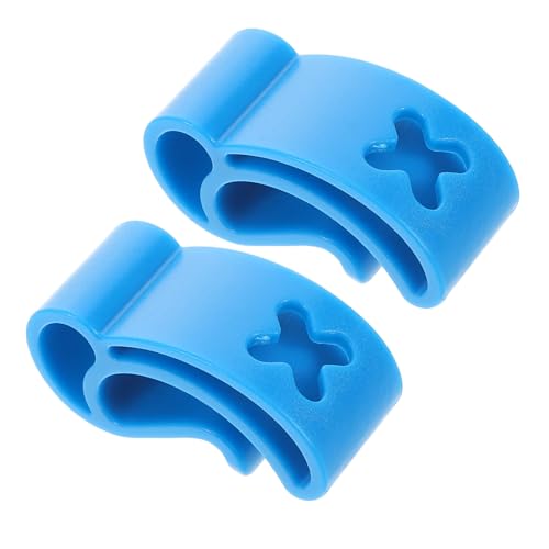 Toddmomy 2 Stück -Clip Outdoor Spiele Sport zubehör multifunktionale Clips Outdoor Clip für Scheibensport Sportscheibenhaken Tragbarer Clip für Flugscheibe Abs Blue von Toddmomy