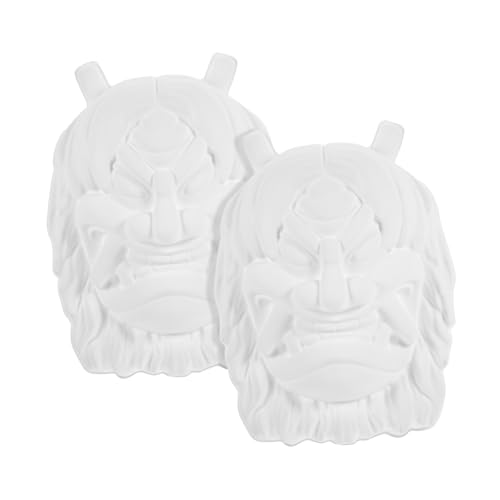 Toddmomy 2 Stück DIY Blanko Masken für Unbemalte Monster Masken aus PVC zum Ausmalen Bastelideen für Karneval Geburtstagsfeiern und Halloween Toddmomy 2 Stück DIY Blanko Masken für Unbemalte Monster Masken aus PVC zum Ausmalen Bastelideen für Karneval Geburtstagsfeiern und Halloween von Toddmomy