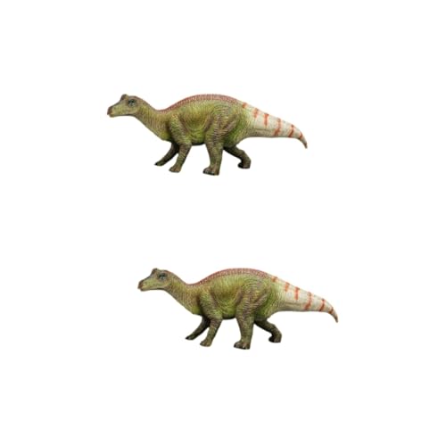 Toddmomy 2 Stück Dinosauriermodell Zum Basteln Dekorationen Skelett Dinosaurier-Figur Party-Dinosaurier-Modelle Lebensechtes Dinosaurierhandwerk Kleine Dinosaurierfiguren Vinyl von Toddmomy