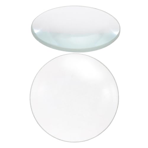Toddmomy 2 Stück Doppelkonvexlinsenglas, 30 Mm Durchmesser Und 50 Mm Brennweite, Optisches Glas Für Physikexperimente Und Lehrmittel Toddmomy 2 Stück Doppelkonvexlinsenglas, 30 Mm Durchmesser Und 50 Mm Brennweite, Optisches Glas Für Physikexperimente Und Lehrmittel von Toddmomy