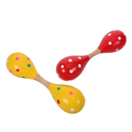 Toddmomy 2 Stück Doppelseitige Maracas aus Holz Handliche Rasseln für Kleinkinder Fördert Rhythmusgefühl Sensorische Entwicklung und Hand Auge Koordination für Frühkindliche Musikpädagogik Toddmomy 2 Stück Doppelseitige Maracas aus Holz Handliche Rasseln für Kleinkinder Fördert Rhythmusgefühl Sensorische Entwicklung und Hand Auge Koordination für Frühkindliche Musikpädagogik von Toddmomy