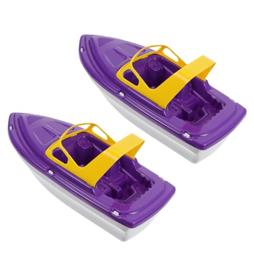 Toddmomy 2 Stück Farbige Bootspielzeuge Cartoon Yacht für Kunststoffspielzeug für Strand Badewanne und Pool für Kleinkinder von Toddmomy