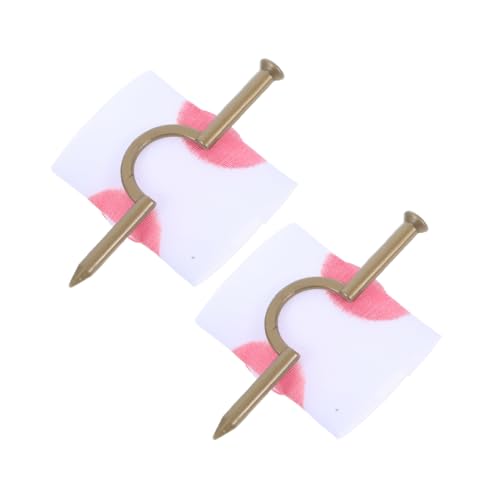 Toddmomy 2 Stück Fingernagel Streich Requisiten Streich Streich Trick Halloween Streiche Requisiten Gruseliges Streich Nagel Durch Den Finger Streich Aprilscherz von Toddmomy