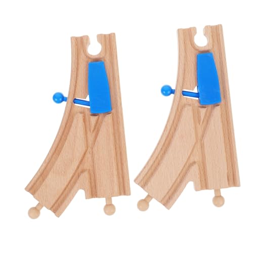 Toddmomy 2 Stück Gleiszubehör Spuren gebogen Schiene Gleisstützen Bahngleis für holzspielzeug Gleisverbinder aus Kunststoff rollender Zug-Trackball Plastik Toddmomy 2 Stück Gleiszubehör Spuren gebogen Schiene Gleisstützen Bahngleis für holzspielzeug Gleisverbinder aus Kunststoff rollender Zug-Trackball Plastik von Toddmomy