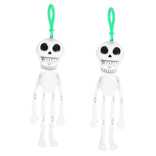 Toddmomy 2 Stück Halloween Skelett mit Zugmechanismus Lustige Halloween Dekoration für Jungen und Mädchen Sichere und Langlebige Spielzeuge Toddmomy 2 Stück Halloween Skelett mit Zugmechanismus Lustige Halloween Dekoration für Jungen und Mädchen Sichere und Langlebige Spielzeuge von Toddmomy