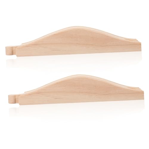 Toddmomy 2 Stück Holz Schienen Zubehör für Erweiterungsschienen für Holzeisenbahnen Lernspielzeug Kreativität und Motorikfähigkeiten Toddmomy 2 Stück Holz Schienen Zubehör für Erweiterungsschienen für Holzeisenbahnen Lernspielzeug Kreativität und Motorikfähigkeiten von Toddmomy