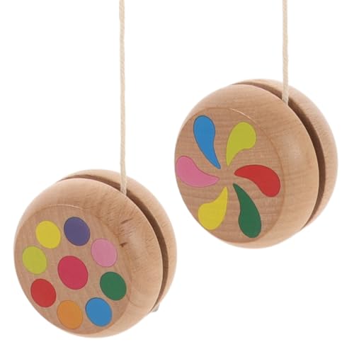 Toddmomy 2 Stück Holz Yoyo für Einstellbare Schnur Runde Yo Yos für Anfänger Lernspielzeug für Geburtstags und Weihnachtsfeiern Spaß und Bildung Toddmomy 2 Stück Holz Yoyo für Einstellbare Schnur Runde Yo Yos für Anfänger Lernspielzeug für Geburtstags und Weihnachtsfeiern Spaß und Bildung von Toddmomy