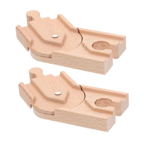 Toddmomy 2 Stück Holzeisenbahn Erweiterungsset Teilig Stabile Sichere Holz Schienen Zubehör für Fördert Feinmotorik und Kreatives für Jungen und Mädchen zum Eigenen Bahn Layout Toddmomy 2 Stück Holzeisenbahn Erweiterungsset Teilig Stabile Sichere Holz Schienen Zubehör für Fördert Feinmotorik und Kreatives für Jungen und Mädchen zum Eigenen Bahn Layout von Toddmomy