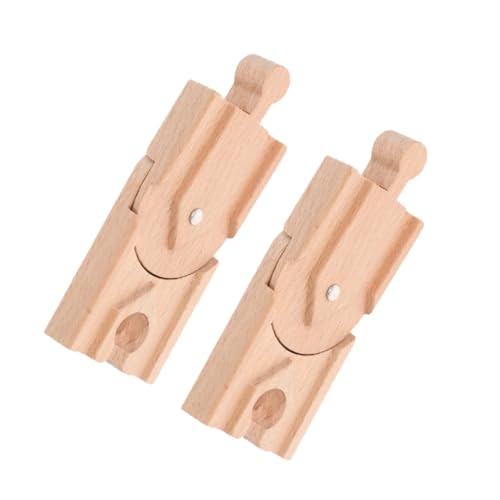 Toddmomy 2 Stück Holzeisenbahn Zubehör Teiliges Holz Schienen Erweiterungsset DIY für Jungen und Mädchen Sicherer Holz Schienen für Kreative Zug Szenen und Motorische Toddmomy 2 Stück Holzeisenbahn Zubehör Teiliges Holz Schienen Erweiterungsset DIY für Jungen und Mädchen Sicherer Holz Schienen für Kreative Zug Szenen und Motorische von Toddmomy