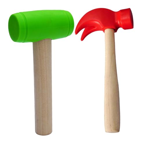 Toddmomy 2 Stück Holzhammer Simulation Klauenhammer und Mallet für Rollenspiele Geburtstagsfeiern und Lernspielzeug Tragbar und Authentisches Reparatur Erlebnis Toddmomy 2 Stück Holzhammer Simulation Klauenhammer und Mallet für Rollenspiele Geburtstagsfeiern und Lernspielzeug Tragbar und Authentisches Reparatur Erlebnis von Toddmomy