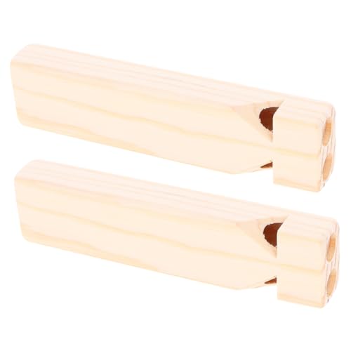 Toddmomy 2 Stück Holzpfeifen Unlackiert für Lustige Zugpfeifen Musikspielzeug Kreativität und Musikalischen Entwicklung Toddmomy 2 Stück Holzpfeifen Unlackiert für Lustige Zugpfeifen Musikspielzeug Kreativität und Musikalischen Entwicklung von Toddmomy