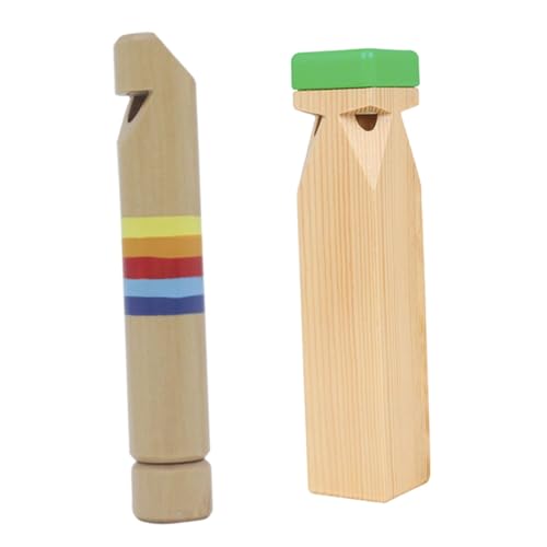 Toddmomy 2 Stück Holzpfeifen für Lernspielzeug aus Holz Hörentwicklung und Musikalischen Interessen für Geburtstage und Feiertage Toddmomy 2 Stück Holzpfeifen für Lernspielzeug aus Holz Hörentwicklung und Musikalischen Interessen für Geburtstage und Feiertage von Toddmomy