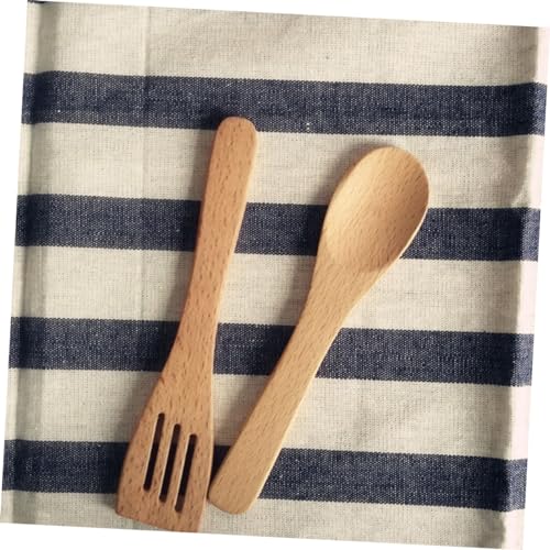 Toddmomy 2 Stück Holzspielzeug Löffel und Schaufel Set Teilig Natürliches Langlebiges Küchenspielzeug für Pädagogisches Rollenspiel Zubehör für Jungen und Mädchen zu Geburtstag und von Toddmomy