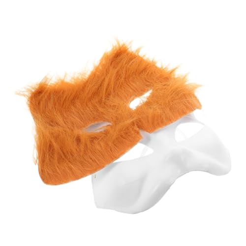 Toddmomy 2 Stück Katzenmaske Tiermasken Für Fuchsmaske Halloween Masken Für Erwachsene Unbemalte Maske Katzenmaske Fuchsmaske Kit Maske Für Maskerade Party Halbmaske Masken von Toddmomy