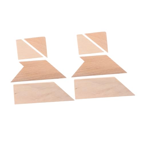 Toddmomy 2 Stück Kinderpuzzle Puzzles Khaki Holz von Toddmomy
