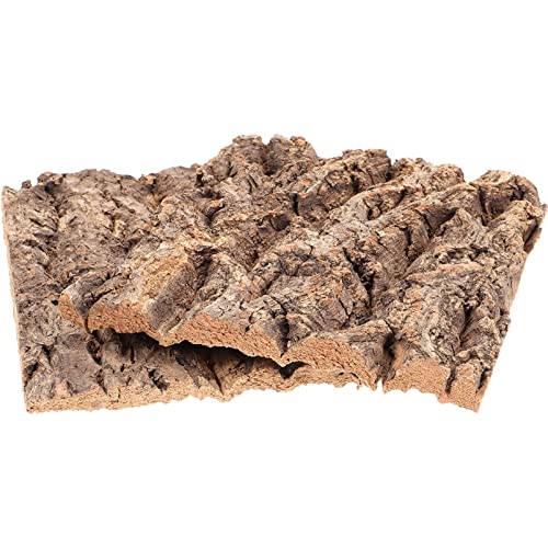 Toddmomy 2 Stück 3D Hintergrund Deko Naturlook Rinde: Korkrinde Für Reptilien Für Eidechsen Schildkröten Und Andere Reptilien Natürliche Dekoration von Toddmomy