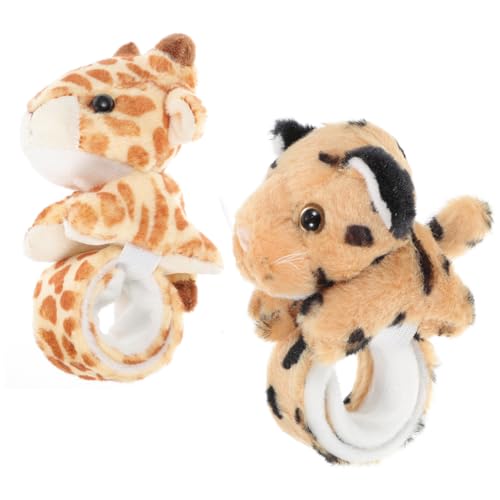 Toddmomy 2 Stück Kuscheltier Slap Armbänder Plüsch Tierarmbänder Geburtstagsparty Deko Giraffe Leopard Tiermotiv Hautfreundlich Leichte Kinderarmbänder Toddmomy 2 Stück Kuscheltier Slap Armbänder Plüsch Tierarmbänder Geburtstagsparty Deko Giraffe Leopard Tiermotiv Hautfreundlich Leichte Kinderarmbänder von Toddmomy