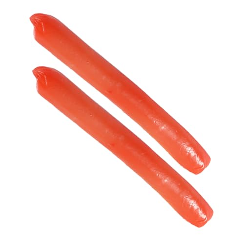 Toddmomy 2 Stück Lebensechte Hot Dog Modelle Künstliche Wurst Requisiten für Restaurant Dekoration Küchen Staging und Partys Lebensmittelattrappen Toddmomy 2 Stück Lebensechte Hot Dog Modelle Künstliche Wurst Requisiten für Restaurant Dekoration Küchen Staging und Partys Lebensmittelattrappen von Toddmomy