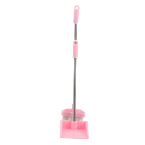 Toddmomy 2 Stück Maßstab Mini Besen Kehrschaufel Set Kompakt Tragbar Realistisch Puppenhaus Dekoration Zubehör Mini Handfeger Für Basteln von Toddmomy