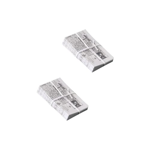 Toddmomy 2 Stück Maßstab Zeitungsdeko für Puppenzubehör Langlebig Geruchlos Stabil Stehend für Desktop Dekoration und Micro World Layout von Toddmomy