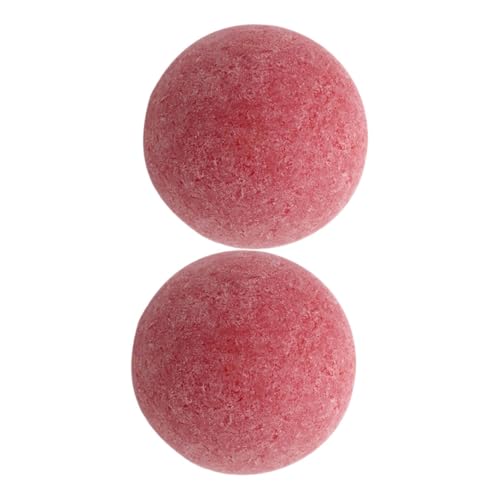 Toddmomy 2 Stück Mattierte Tischfußballbälle Mini Tischfußballbälle Mini Tischfußballspiele Tischfußballzubehör Tischfußballbälle Ersatz Mini Fußball Tischfußballball Harz Rot von Toddmomy
