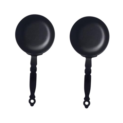 Toddmomy 2 Stück Mini Frying Pan Model Mini-Pfannen Miniatur-Backformen Mini vorgetäuschte Pfannen Miniaturpfannen Mini- Mini-Küchenutensilien Legierung Black Toddmomy 2 Stück Mini Frying Pan Model Mini-Pfannen Miniatur-Backformen Mini vorgetäuschte Pfannen Miniaturpfannen Mini- Mini-Küchenutensilien Legierung Black von Toddmomy