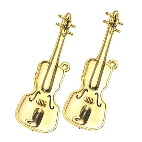 Toddmomy 2 Stück Mini-Geige Miniatur Gitarre Anhänger für Musikinstrumente Miniatur-Harfeninstrument-Ornament Miniatur-Puppenhauszubehör Miniaturen Plastik Golden Toddmomy 2 Stück Mini-Geige Miniatur Gitarre Anhänger für Musikinstrumente Miniatur-Harfeninstrument-Ornament Miniatur-Puppenhauszubehör Miniaturen Plastik Golden von Toddmomy
